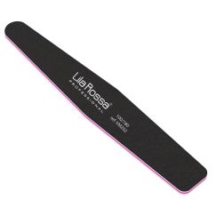 Pila unghii Lila Rossa, romb, neagra, granulatie 100/180