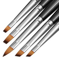 Set 5 pensule pentru manichiura, Lila Rossa, NBS05E