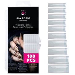 Set tipsuri transparente, Lila Rossa, Vogue, 100 buc, natur, 01