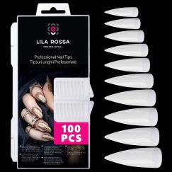 Set tipsuri transparente, Lila Rossa, Vogue, 100 buc, natur, 04