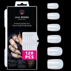 Set tipsuri transparente, Lila Rossa, Vogue, 120 buc, natur, 05