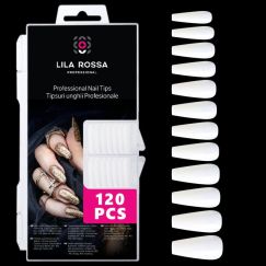 Tipsuri unghii false 100 buc, Lila Rossa, Natur, KG110