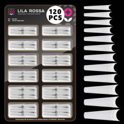 Tipsuri unghii false 100 buc, Lila Rossa, Natur, KG113