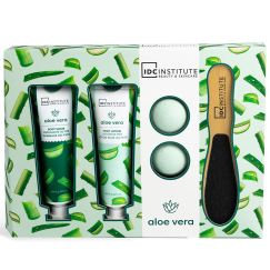 Set cadou, tratament pentru picioare, IDC Institute ALOE VERA AQ-42165