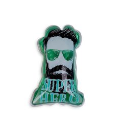 Set cadou barbati, gel de dus, 45ml mini shower gel HIPSTER STYLE, 3 designs asst., fragrance: Oak & Citrus, col. white/orange/blue, PU 24 in candy jar / 1 jar per inner carton / 4 per outer carton, set cadou craciun