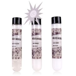 Set cadou barbati, gel de dus, after shave , sampon, Bath set MEN'S WORLD dynamite sticks style, incl. 60ml body wash, 60ml shampoo, 60ml after shave balm, fragrance: Oak & Amber, col.: cream/brown/grey, PU 6/24, set cadou craciun