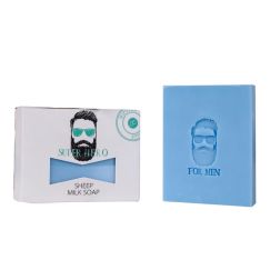 Set cadou barbati, sapun, 100g sheep milk soap SANTA & CO in gift box, 3 designs sorted, fragrance: herbs ex, col. white, PU 9, set cadou craciun