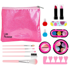 Trusa beauty Hi Lila Rossa girls, makeup copii, solubil in apa, copii de peste 8 ani