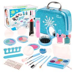 Trusa beauty Hi Lila Rossa girls, makeup si unghii, solubile in apa, copii de peste 6 ani