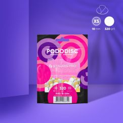 STALEKS 50x rezerve soft pentru pila electrica calcaie cu disc PODODISC XS Expert 320 grit (50 pcs)