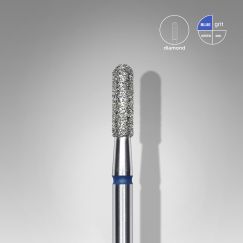 STALEKS capat freza unghii Diamond rounded cylinder blue Expert head diameter 2,3 mm / working part 8 mm
