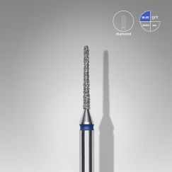 STALEKS capat freza unghii Diamond needle blue Expert head diameter 1 mm / working part 10 mm