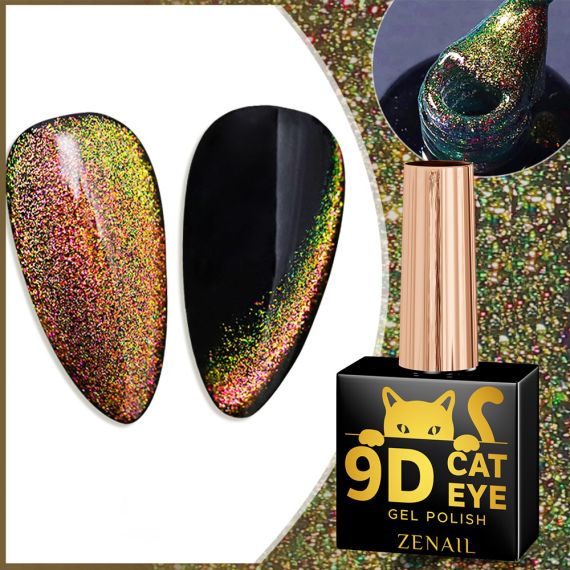 Oja semipermanenta Zenail 9D Cat Eyes 10 ml 02