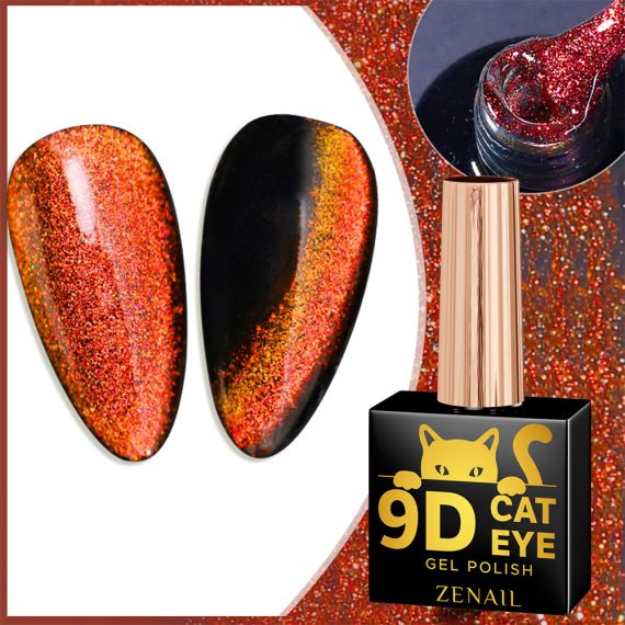 Oja semipermanenta Zenail 9D Cat Eyes 10 ml 10