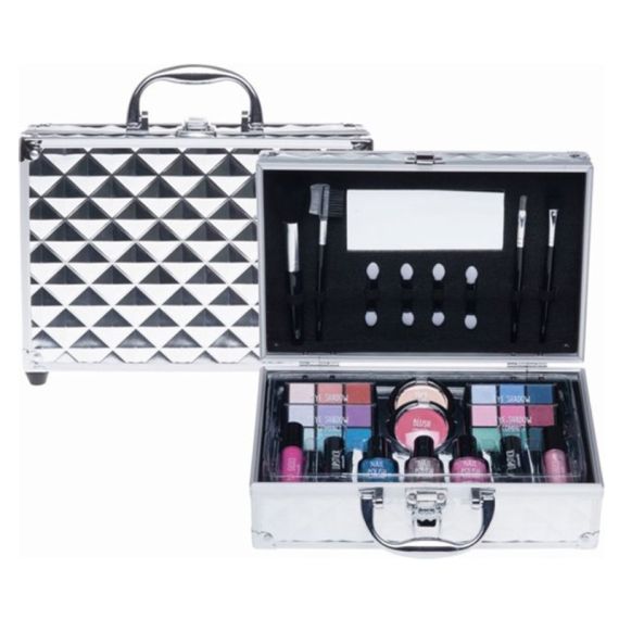 Set paleta machiaj tip geanta cosmetice 25 x 19 x 7,5 cm, 2 image
