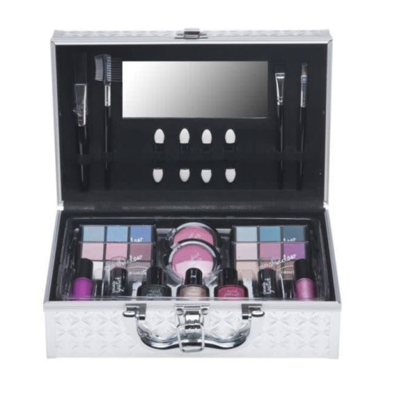 Set paleta machiaj tip geanta cosmetice 25 x 19 x 7,5 cm