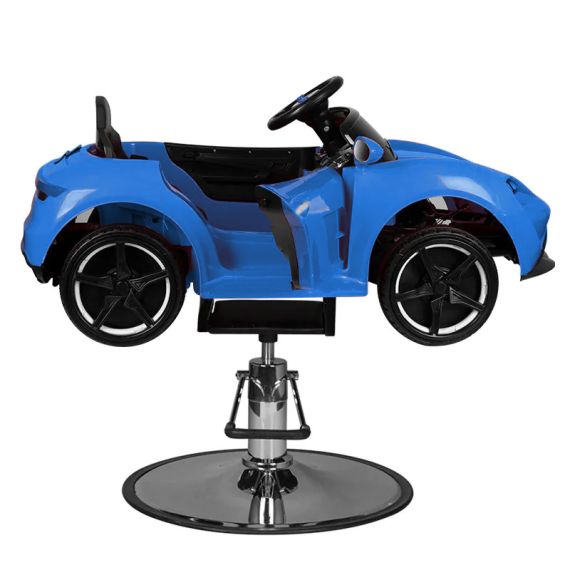 Scaun frizerie copii Yoshimoto masina albastru, 3 image