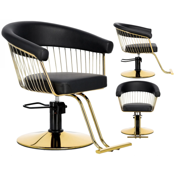 Scaun coafor Yoshimoto SilkLine gold, 4 image