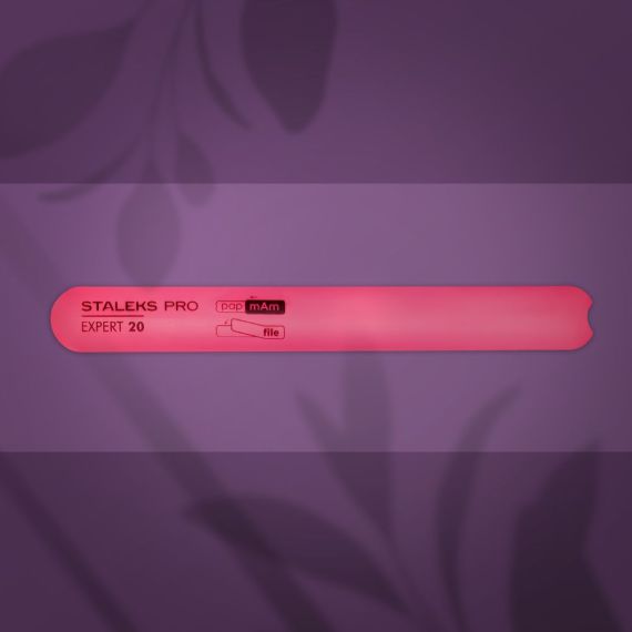 STALEKS bază din plastic pentru pila unghii Expert 20  (160 mm)