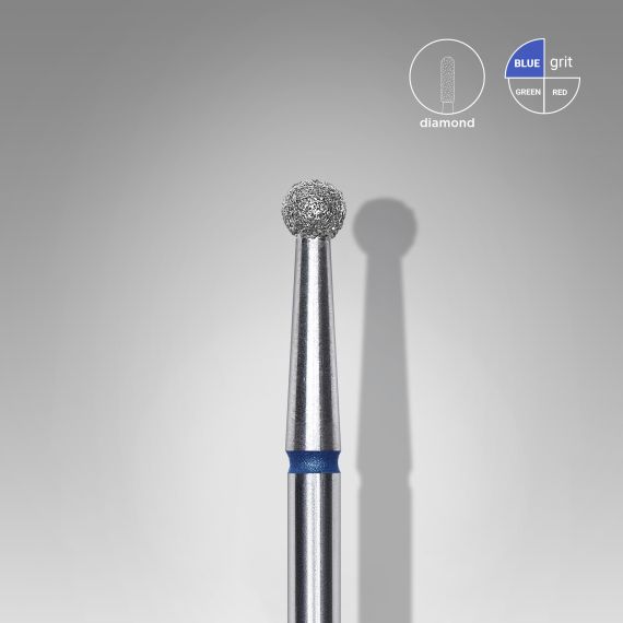 STALEKS capat freza unghii Diamond ball blue Expert head diameter 2,7 mm