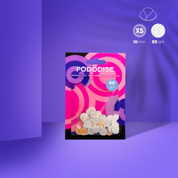 STALEKS 50x rezerve pentru pila electrica calcaie cu disc PODODISC XS Expert 80 grit (50 pcs)