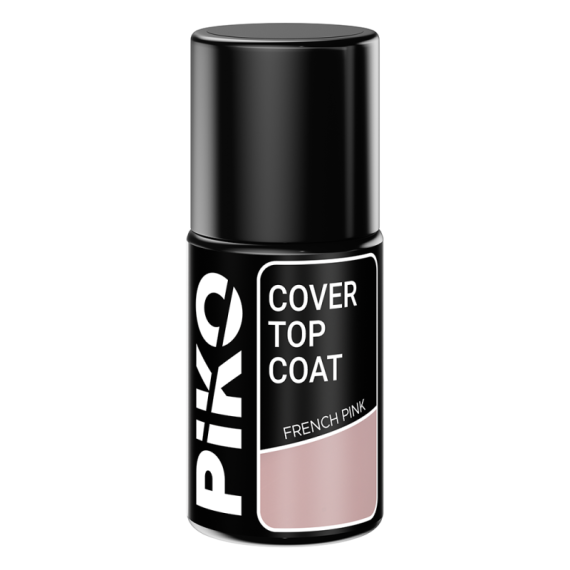 Top coat Piko, Cover Top, 7 ml, French Pink, 2 image