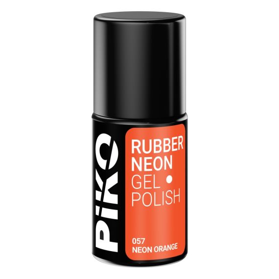 Oja semipermanenta Piko Rubber Neon Orange 7 g, 2 image