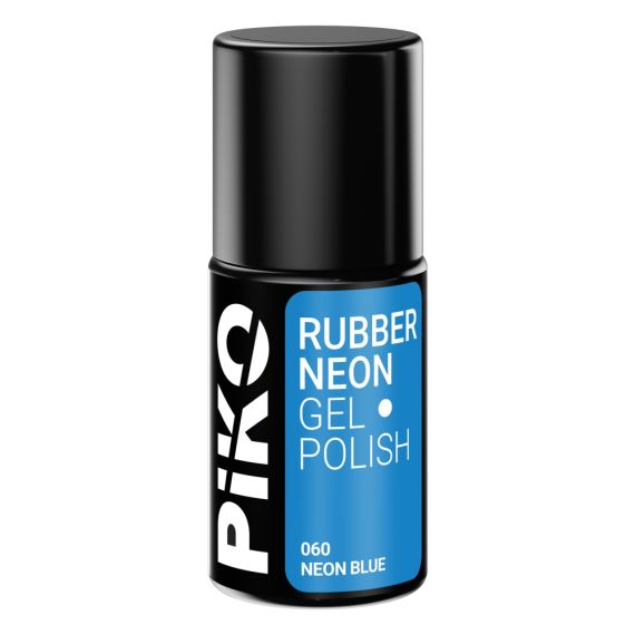Oja semipermanenta Piko Rubber Neon Blue 7 g, 2 image