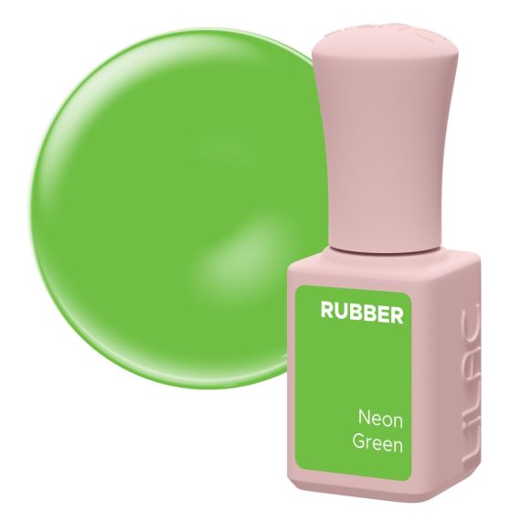 Oja semipermanenta Lilac Rubber Neon Green
