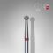 STALEKS capat freza unghii Diamond ball red Expert head diameter 2,7 mm