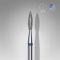 STALEKS capat freza unghii Diamond pointed flame blue Expert head diameter 2,1 mm / working part 8 mm