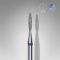 STALEKS capat freza unghii Diamond pointed flame blue Expert head diameter 1,6 mm / working part 8 mm