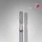 STALEKS capat freza unghii Diamond rounded cylinder red Expert head diameter 2,3 mm / working part 8 mm