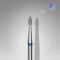 STALEKS capat freza unghii Diamond pointed bud blue Expert head diameter 1,8 mm / working part 4 mm